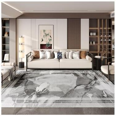 Imagem de SPXMQSS Tapete de sala de estar, tapete para quarto com suporte antiderrapante, tapete lavável de pelo baixo para sala de estar, quarto, sala de jantar, escritório B 200 x 250 cm
