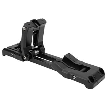 Imagem de Cryfokt Pedal Dobrável Com Dobradiça de Porta Em Liga de Alumínio para JK JKU JL JLU 2007-2021, Forte Capacidade de Carga, Atualização Elegante para Telhado de Escalada, Fácil Instalação para (Preto)