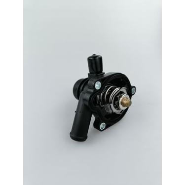Imagem de Conjunto de carcaça do termostato de arrefecimento do motor com entrada de água para Chevy Cruze L4 1.4L 2011-2016, Sonic L4 1.4L 2012-2015, Buick Encore 2013-2016 substitui 55593034 25200455 55565336