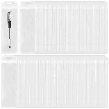 Imagem de JAPCHET 400 unidades de sacos de embalagem de canetas com contas, sacos transparentes para canetas de contas, bolsas com zíper resseláveis para canetas, joias, doces, lanches, 7 x 22 cm