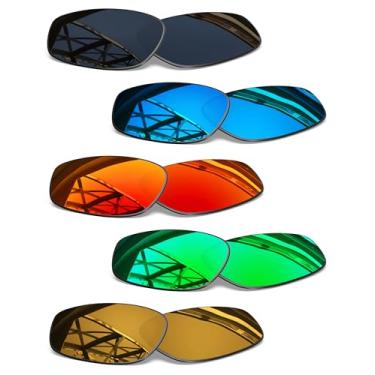 Imagem de SmartVLT Conjunto de 5 lentes de reposição masculinas para Oakley Straight Jacket 2007 Sunglass Combo Pack S02