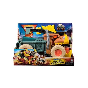Imagem de Playset Javali Mad Hog Chomper + Mini Carrinho - Monster Jam