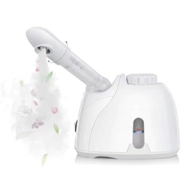 Imagem de Vaporizador de Ozônio Facial Portátil para Limpeza de Pele 110V Braço Extensíve Função Aromaterapia