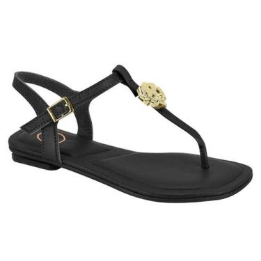 Imagem de Sandália Molekinha Infantil Menina Rasteira Caveira Dourada Conforto -