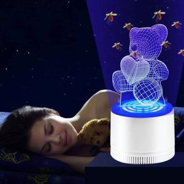 Imagem de 3D Electric Zapper Matador de Mosquito Armadilha para Capturador Atraente Mosca Moscas Mosquitos Traças e Insetos Indoor