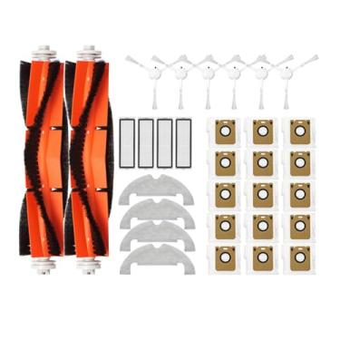 Imagem de Saco de pó de substituição, compatível com o aspirador robô Dreame Bot D10 Plus RLS3D - Peças de reposição para o saco de pó.(31PCS)