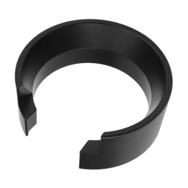 Imagem de Cryfokt Anel de Dosagem de Alumínio do Funil de Dosagem de café à Prova de Ferrugem de 58mm para Portaffiter de 58mm, Ideal para Entusiastas do café (Preto)
