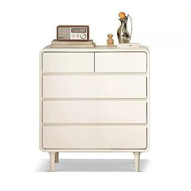 Imagem de Cômodas Quarto com 5 gavetas, 3 grandes, 2 menores, unidade organizadora, cômoda de madeira maciça para quarto, corredor, entrada, armários