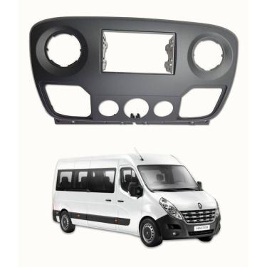 Imagem de Moldura 2 DIN p/ Renault Master 2012+ - Preto