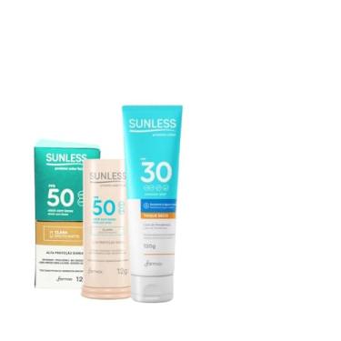 Imagem de kit Protetor Solar Facial Bastão Clara + Protetor Solar Corporal FPS 30 120g