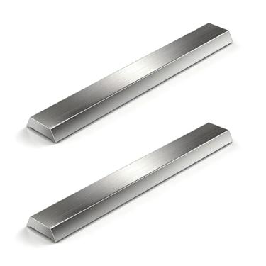 Imagem de Hazztoll Lâminas raspadoras de tinta de carboneto de 6,3 cm, 2 peças de lâminas reversíveis de aço de tungstênio de substituição de bordas duplas, ferramenta de preparação de superfície para remover