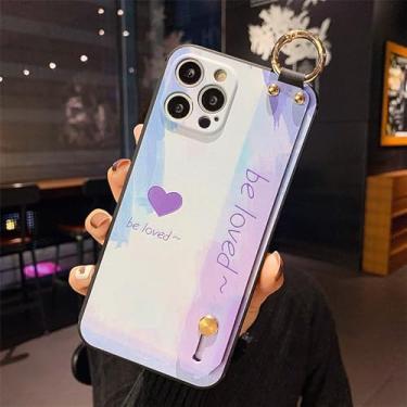 Imagem de Capa com alça de pulso em degradê para Samsung S25 S24 S23 S22 Plus Ultra S21 S20 FE, suporte para celular, capa de TPU macia, 615, para Galaxy S23