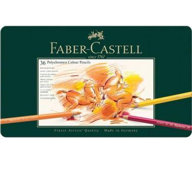Imagem de Lápis De Cor Polychromos Faber Castell Profissional 36 Cores - Faber-C