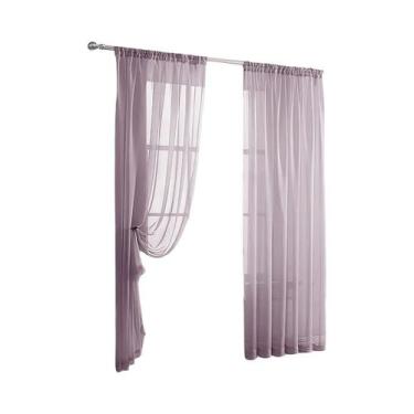 Imagem de Cortina Moderna De Cor Sólida Com Ilhós Para Sala De Estar, Quarto E D