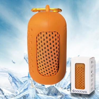 Imagem de Toalha de secagem rápida, toalha de viagem de microfibra super absorvente, compacta, secagem rápida para acampamento, academia, praia, natação, ioga, esportes, toalhas de suor perfeitas, caixa de