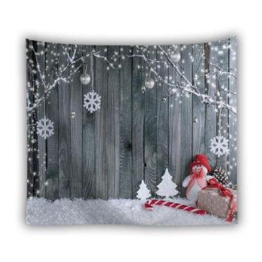 Imagem de Tapeçaria, parede de árvore de Natal, 150x150cm, microtecido, fibra - 