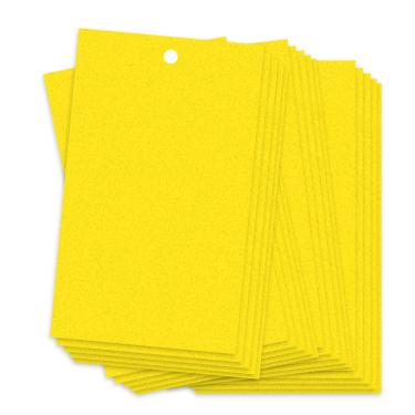 Imagem de Staright Armadilhas pegajosas para mosquitos de fungo de planta voadora 20pcs 20 * 10 cm Armadilhas de dupla face para inseto voadores podem ser cortadas