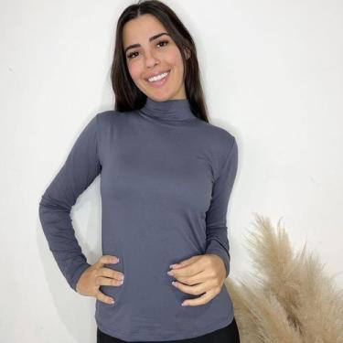 Imagem de Blusa de Frio Feminina Cacharrel Camiseta Manga Longa - GK TODA BELA, 