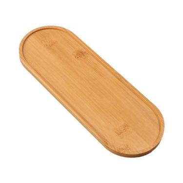 Imagem de Bandeja De Bambu, Prato De Madeira, Suporte Para Vaso De Flores, Porta