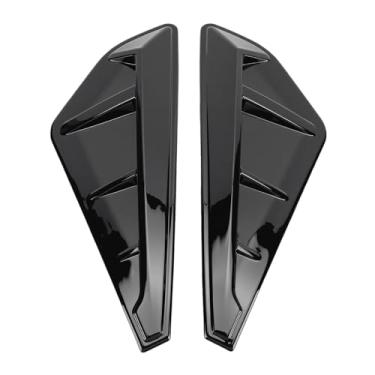 Imagem de Acouto M Estilo Pára-lamas Laterais Guarnição Ventilação de Ar Material Abs de Alta Resistência à Prova de Calor Atualização Aerodinâmica para X5 M G05 Esporte Prefacelift 2019 (preto brilhante)