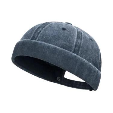 Imagem de Boné hip-hop lavado com parte superior macia estilo rua  Chapéu de agr