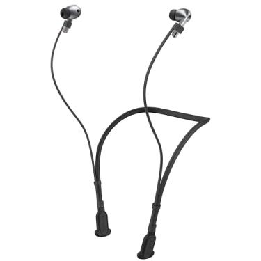 Imagem de Capa para Samsung Galaxy Buds3 FE (2025) / Buds3 Pro (2024) / Buds 3 (2024), pulseira, pulseira esportiva de silicone macio, cabo antiperda de fone de ouvido sem fio, preto