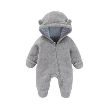 Imagem de Macacão De Flanela Para Bebê Recém-Nascido, Macio E Quente, Para Outon