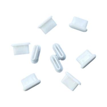 Imagem de Protetor De Porta USB-C De Silicone Preto, Tampa De Poeira Para Carreg