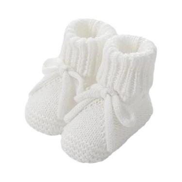 Imagem de Meias De Bebê Tricotadas Com Laços De Princesa, Comprimento Até O Joel