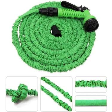 Imagem de Mangueira Mágica Retrátil Flexível 30m Elástica Jardim Carro - New, Su