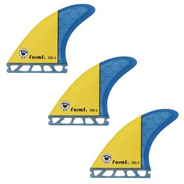 Imagem de Quilha de Surf Farms BR-2 Medium Futures em Fibra de Vidro, Resina e Honeycomb – Alta Performance, Controle e Power para Manobras Fortes