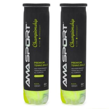Imagem de Bola de Tênis Ama Championship Pack Com 2 Tubos - 08 Bolas-Unissex