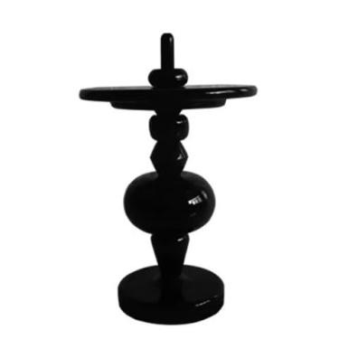 Imagem de Mesa de centro simples para sala de estar, mesa de canto de sofá, mesa de cabeceira de cabeceira, mesa de chá pequena elegante, mesa lateral multifuncional moderna para móveis domésticos (preto)