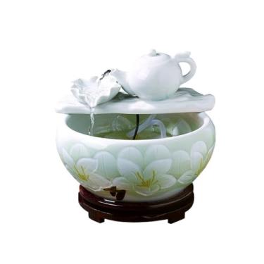 Imagem de Decoração de meditação para interior e interior, fonte de relaxamento, ornamento para mesa, escritório, casa, decoração de casa (grande)