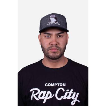 Imagem de Boné Aba Curva Collab Starter X Compton Eazy-E Face Cinza-Unissex