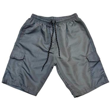 Imagem de Bermuda Rota Da Onda Cargo Masculina - Cinza-Masculino