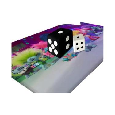 Imagem de Tapete Antiderrapante Trolls World Retangular Macio Para Decoração De 