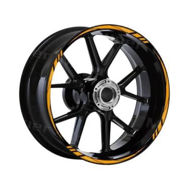 Imagem de Adesivo Refletivo Para Roda De Motocicleta, Faixa Para Cubo De Roda, D