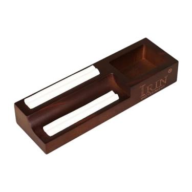 Imagem de KiBcsLic Estojo Porta-Palhetas Portátil e em Madeira para Instrumentos Musicais - Organizador e Protetor de Palhetas para Entusiastas da Música