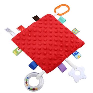 Imagem de Generic Toalha de Pelúcia Macia para Bebês, Brinquedo Calmante e de Dentição, Ecológica e Resistente à Cor, Promove o Desenvolvimento Visual e a Força Dos Dedos (cogumelo urso)