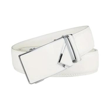 Imagem de Cinto De Negócios Masculino Automático Em Couro Legítimo Com Fivela De