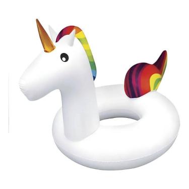 Imagem de Boia Flamingo Unicornio Gigant Piscina Inflável 120Cm Adulto