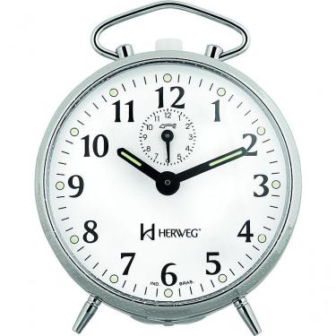 Imagem de Relógio Despertador A Cordas Herweg 2210 Cromado