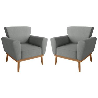 Imagem de Conjunto Poltrona Decorativa Balneária Linha Grafite