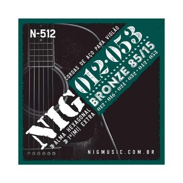 Imagem de Encordoamento P/ Violão Aço Nig Bronze N-512 12/53 - Ec0526