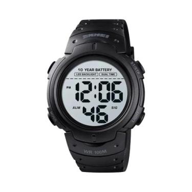 Imagem de Relógio Digital Esportivo Militar Masculino À Prova D'água 100M SKMEI 