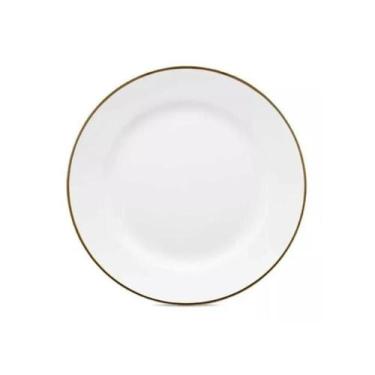 Imagem de Jogo De Pratos Sobremesa Em Porcelana Flamingo Com 6 Peças 22cm Oxford