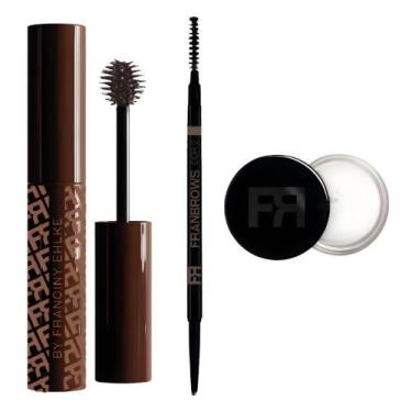 Imagem de Kit Franciny Elhke Fran Brows Cor 2: Máscara, Lapiseira e Cera Para So