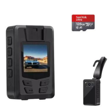 Imagem de Câmera Policial Esportiva A23 Com 128gb 1080p Hd Externa Corpo Colete 