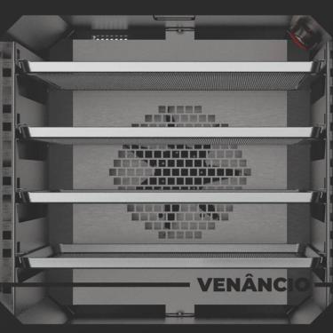 Imagem de Forno Convector Venâncio Smart Basic 4 Esteiras Corpo Preto Painel Inox 220V FCSB4EPRIN 15487